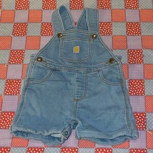 Carhartt Kids Light Blue Denim Overalls